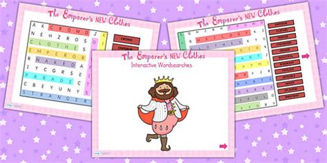 The Emperors New Clothes Interactive Wordsearch - story books