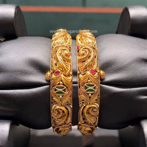 CMR 40.882gms BANGLES 22K Yellow Gold – BangaruRani