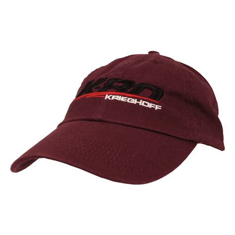 K-80 Cotton Twill Hat, Maroon | Krieghoff