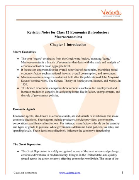 Image result for Class 12 Economics Notes