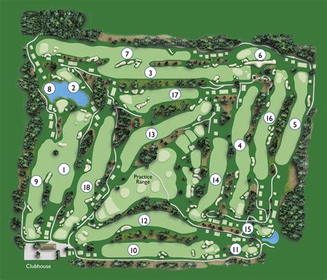 Golf Course Layout Maps 的图像结果