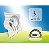 Sujata 8 Inch Premium Exhaust Fan for Kitchen, Bathroom & Office | 2 ...