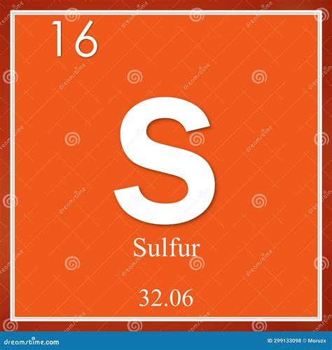 Chemical Elements Sulfur Sulfur Or Sulphur Is A Chemical Element With