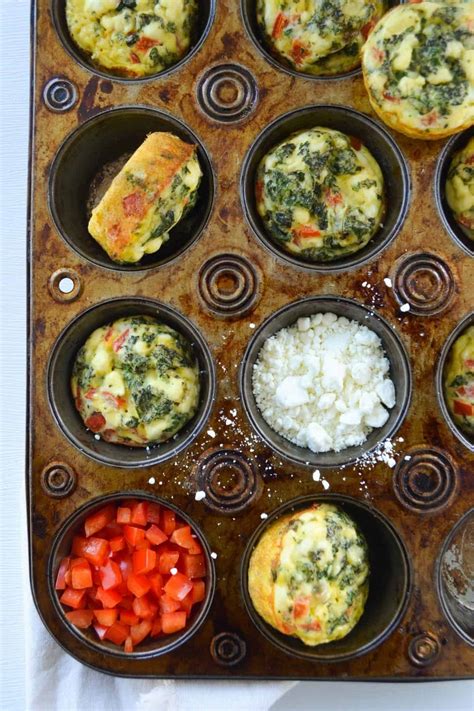 healthy protein egg bites (easy and meal prep friendly) - feasty travels