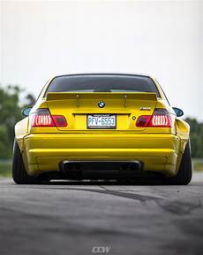 Wide E46 M3 by Widebody Yellow Bmw E46 M3 Bagged And Modified Wide E46 M3