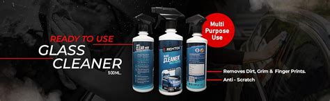 REMTOX Smooth Glass Cleaner Liquid Spray (500ml), Non-Toxic| India's #1 ...