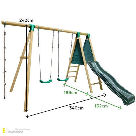Standard kids Outdoor Play Equipment Dimensions - Engineering ...