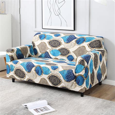 Latest Egyptian Art Print Sofa Cover | Stretchable & Non Slip – HOKIPO ...