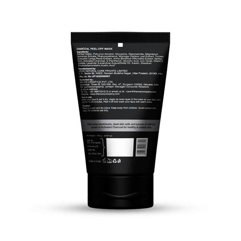Buy Charcoal Peel Off Mask for Men - The Man Company