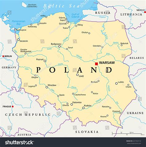 Poland Map Borders