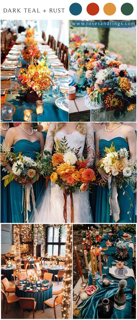 fall wedding color scheme ideas
