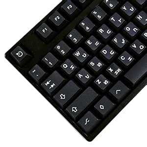 129 Key Black Minimalist Martians Cherry Profile Five Side Dye Sub ...