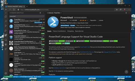 Image result for Using PowerShell in Visual Studio Code
