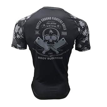 Buy Gruff Combat BJJ Rash Guards Grappling MMA Jiu Jitsu No Gi UFC ...