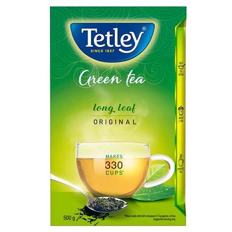 Tetley Long Leaf Original | All-natural Green Tea with Anti-Oxidants ...