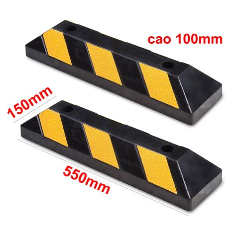 Gờ chặn xe ô tô - dài 56cm*rộng 15cm*cao 10cm - Trường An Safety