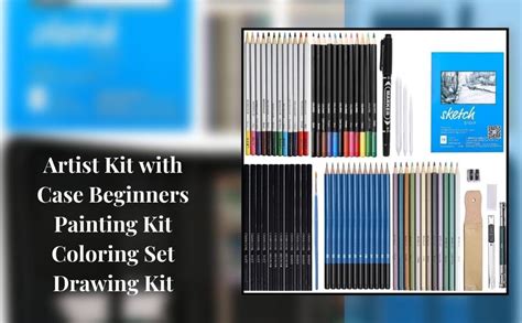 Corslet Professional 72 Art Graphite Water Colour Pencils Set Sketch ...