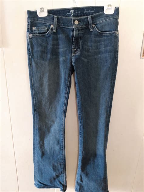 Seven for All Mankind 7 Jeans Womens Sz 27 Blue Boot Cut Denim Medium ...