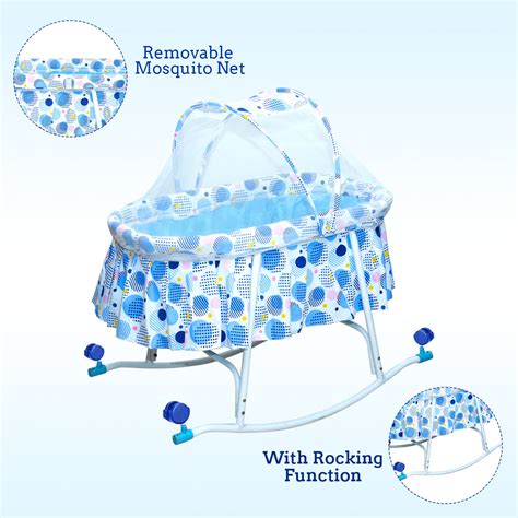 Baby Rocking Cradle with Mosquito Net | Mee Mee – MeeMee.in