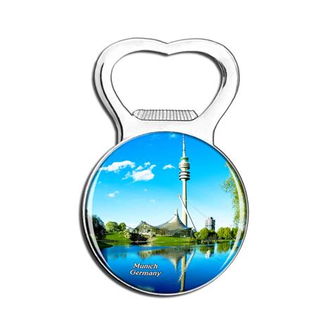 Buy Weekino Germany Olympic Park Tower Munich Fridge Magnet Bottle ...