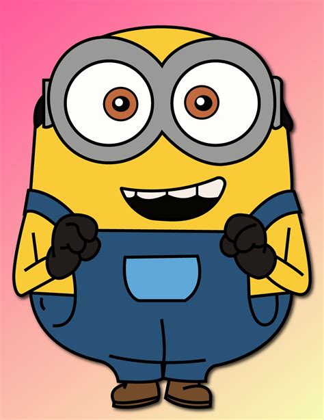 How To Draw A Minion Step By Step Pictures Cool2bkids