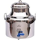 Vintel Stainless Steel Water Dispenser Pot/Container with Stainless ...