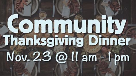 Community Thanksgiving Dinner, Holy Trinity Lutheran Church, New Prague ...
