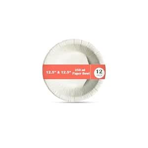 Vantara Disposal [ 250 ml Bowl,Pack of 30 Plates Eco-Friendly ...