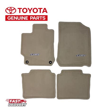 07-11 Toyota Camry OEM Floor Mat Set Carpeted Brown Tan | eBay