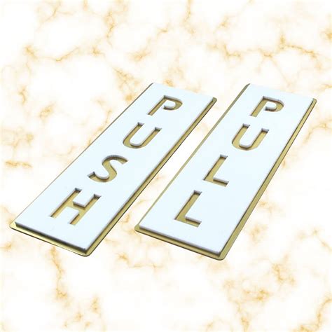 CVANU Pull-Push Acrylic Sign Board for Office/Business/Hospital Sign ...