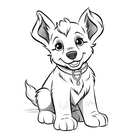 German Shepherd Dog Coloring