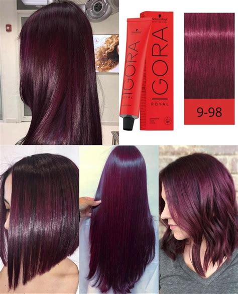 Wine Hair Color, Hair Color Streaks, Hair Dye Colors, Hair Color For ...