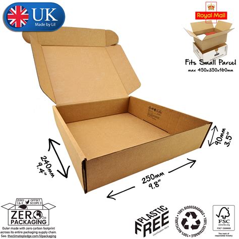 25 x 24 x 9cm Cardboard Postal Boxes - Lil Packaging – Lil Packaging E ...