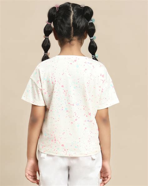 Spongebob Squarepants Printed Relaxed Fit Tshirt For Girls – Kidsville