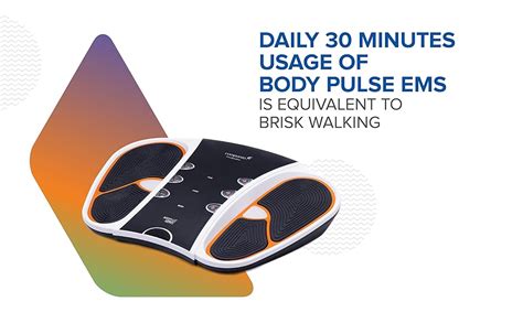 COMPANIO Body Pulse EMS Body Pain Relief Electric Foot Massager for ...