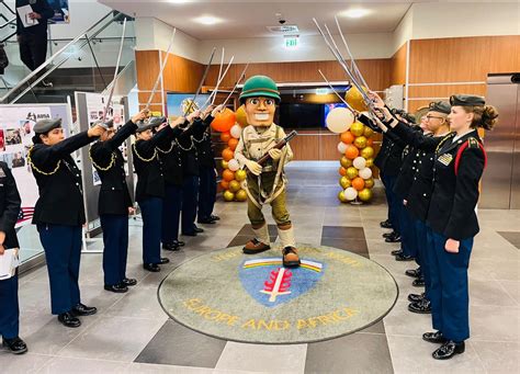 Wiesbaden High School JROTC Color Guard Elevates School and Community ...