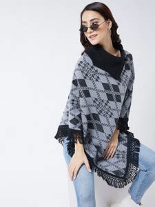 Poncho Sweaters - Buy Poncho Sweaters online at Best Prices in India ...