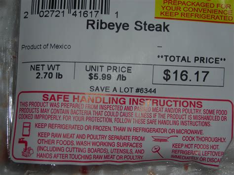 Rib-eye on sale, or “A Paleo Opportunity knocks” | Florida Hillbilly