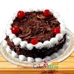 Send Online 2Kg Black Forest Cake Order Delivery | flowercakengifts