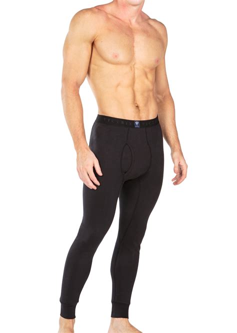 Men's Thermal Underwear Long John Pants - Luxury Base Layer Thermals ...