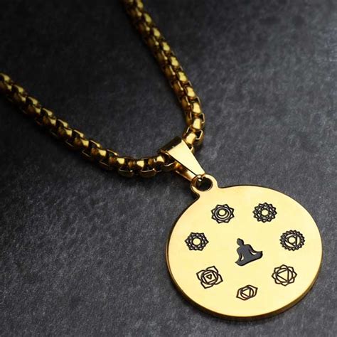 Being Righteous Stainless Steel Pendant 7 chakra Necklace – Justwowfactory