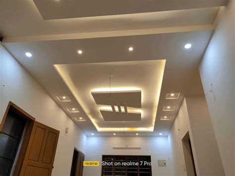 Ceiling, Lighting Designs by Contractor Sajeesh Viswambaran, Thrissur ...