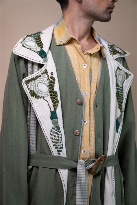 Meadows Unisex Colour Blocked Trench – Lafaani