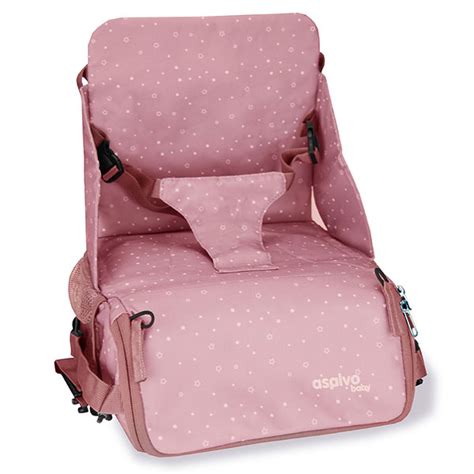 Stolica za hranjenje i torba Asalvo Go anywhere booster Humus Pink ...