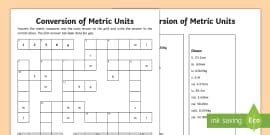 Metric Conversion Worksheet & Answer Key - Measurement Mazes