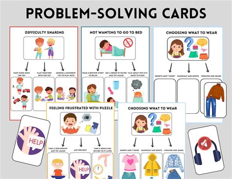 Image result for Problem Solving Cards for Children