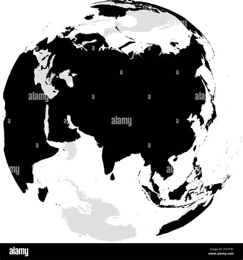 Flat global map hi-res stock photography and images - Alamy