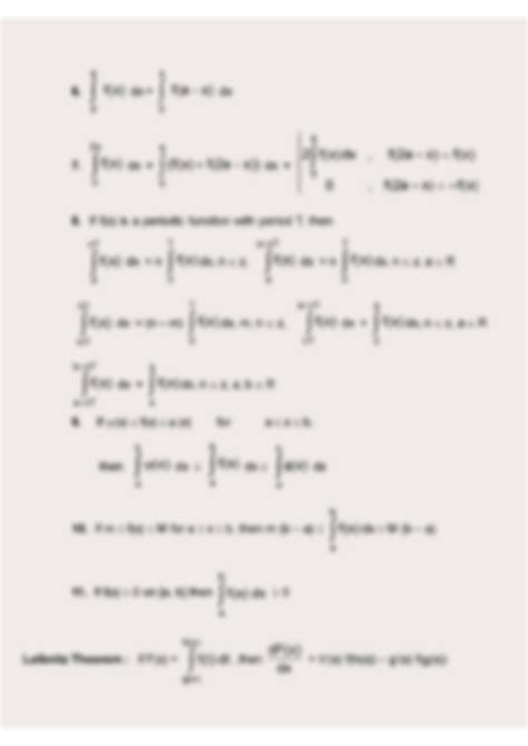 Image result for Definite Integration Formulas