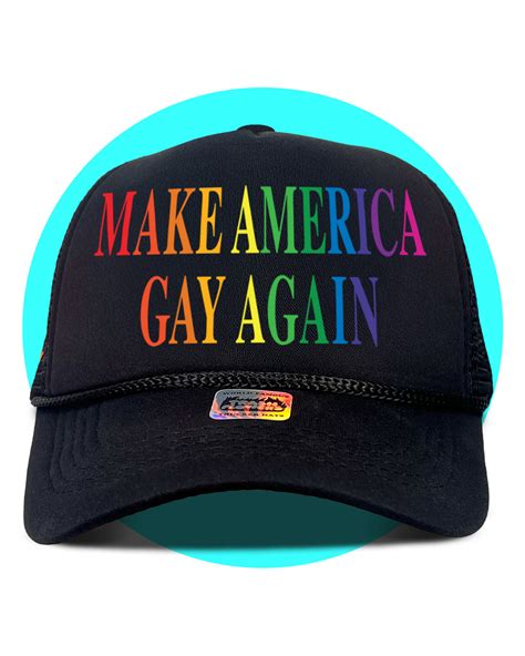 MAGAY Make America Gay Again Trucker Hat - trashflowerstruckerhats