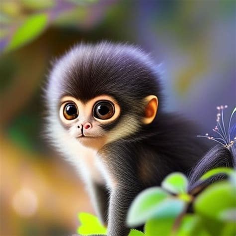 Newborn Spider Monkey